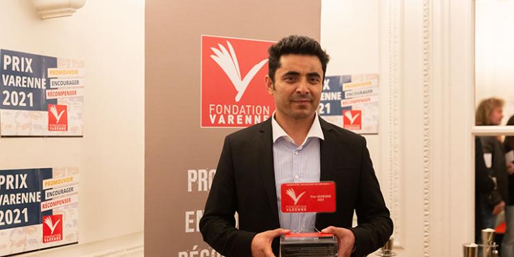 Wakil Kohsar (Kaboul) à Paris pour le prix Varenne